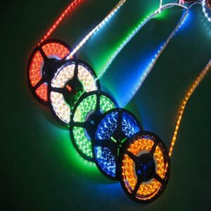 LED ŞERİT SİLİKONLU 5050/60 RGB 12V DC  [ 5 MT MAKARA FİYATIDIR]