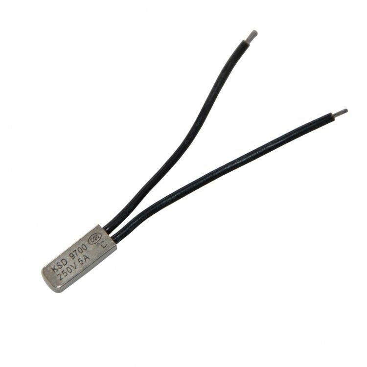 Termostat 50°  5 amper Kapalı Kontak Metal Kablolu