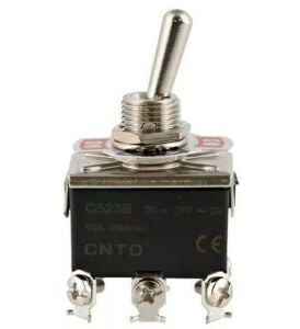 TOGGLE SWİTCH CNTD  (C523B ) ON ~ OFF ~ ON 6 VİDA BACAK