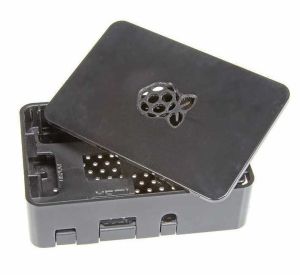RASPBERRY Pİ 3 B için Siyah Muhafaza Kutusu