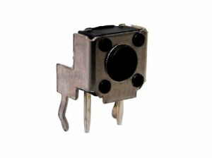 TACT  BUTON  6x6 90° PCB tip  Siyah  9,5mm