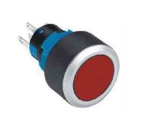 Onpow LAS1-AWY-22Z/R 220V Anahtar Kırmızı Işıklı M16 Yuvarlak