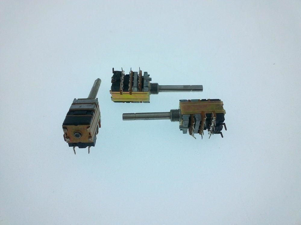 MUH. POT STEREO ANAHTARLI 100K  BX2 052M MAL 10PİN