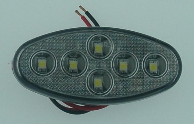 SANEL SBE12W6  12V 6 LEDLİ ELİPS  AYDINLATMA  BEYAZ