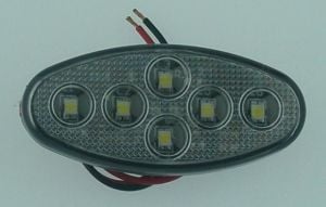 SANEL SBE12W6  12V 6 LEDLİ ELİPS  AYDINLATMA  BEYAZ