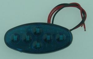 SANEL SBE24B6  24V   6 LEDLİ ELİPS  AYDINLATMA  MAVİ