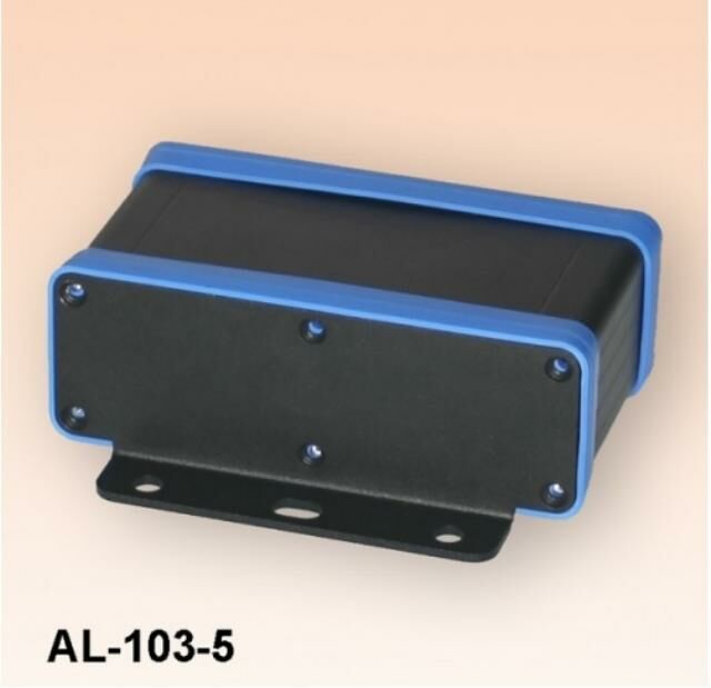 AK-AL-103-5  Naturel Eloksal  104 x 35 x 54 mm Alüminyum Profil Kutu