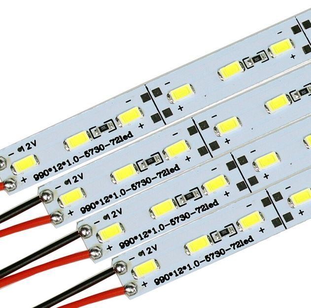 Led Bar Modül Günışığı 5630 Smd 12v 1 metre 72 Led Alüminyum Pcb Line (5 adet fiyatıdır)