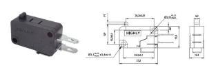 HIGHLY SWİTCH VS10N001C2 (V-CS-130N )(VT16001)16X28mm ( PALETSİZ ~ MAKARASIZ ) ( KALİTELİ )