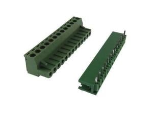 0/13 CHN 5,08mm 90°  DİŞİ+ERKEK TAKIM YEŞİL YANLARI AÇIK