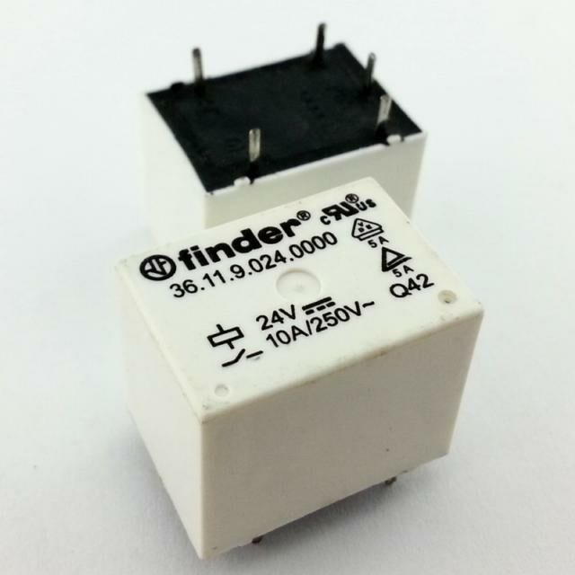 Finder Röle 36.11.9.024.4011 24v Kübik Model  Tek Kontak 10 A - DC - 24 V - CO (SPDT)