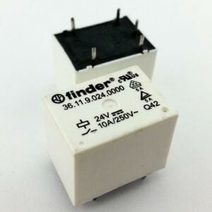 Finder Röle 36.11.9.024.4011 24v Kübik Model  Tek Kontak 10 A - DC - 24 V - CO (SPDT)