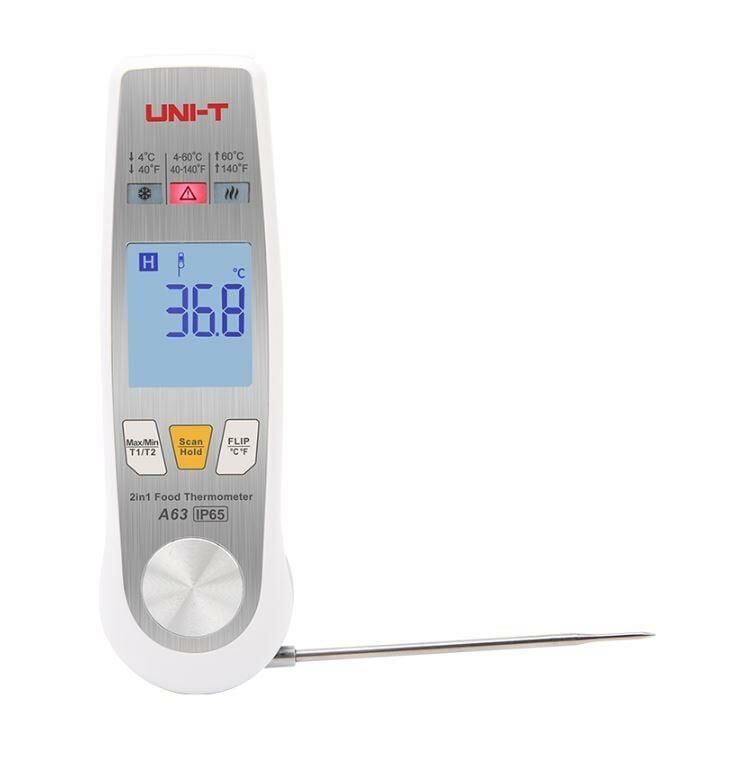 Uni-t Ut A63 2'si 1 Arada Sapmalama Tip Gıda Termometresi -40°/300° Unit UTA63