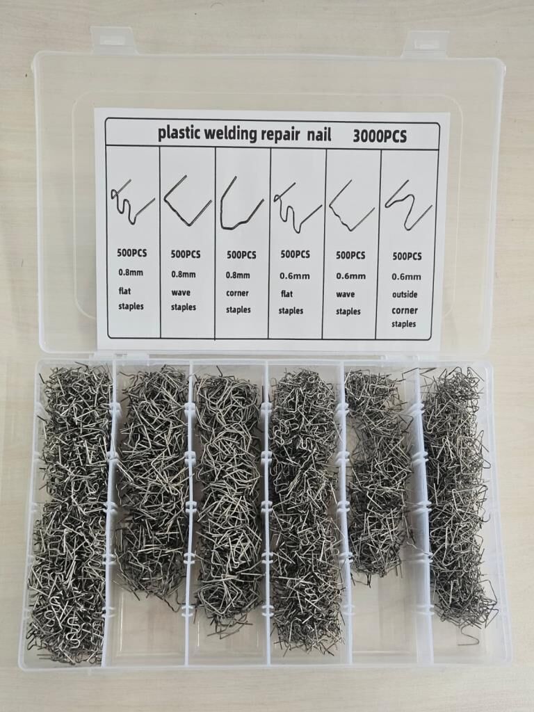 PLASTİK ZIMBA TAMİR TELİ 3000 ADET 6 ÇEŞİT 500 PARÇA