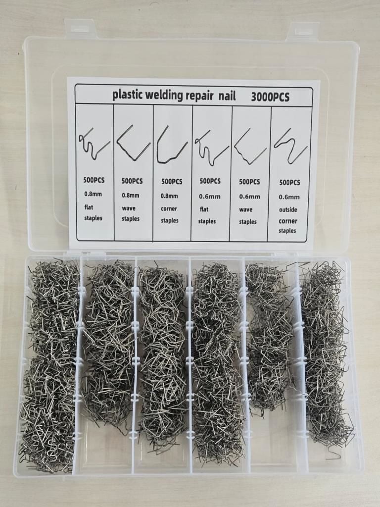 PLASTİK ZIMBA TAMİR TELİ 3000 ADET 6 ÇEŞİT 500 PARÇA