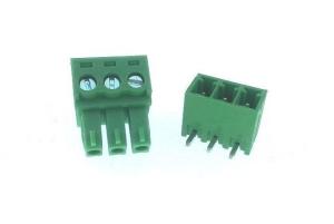 0/3 CHN 3,81 90° DİŞİ+ERKEK TAKIM YEŞİL YANLARI KAPALI