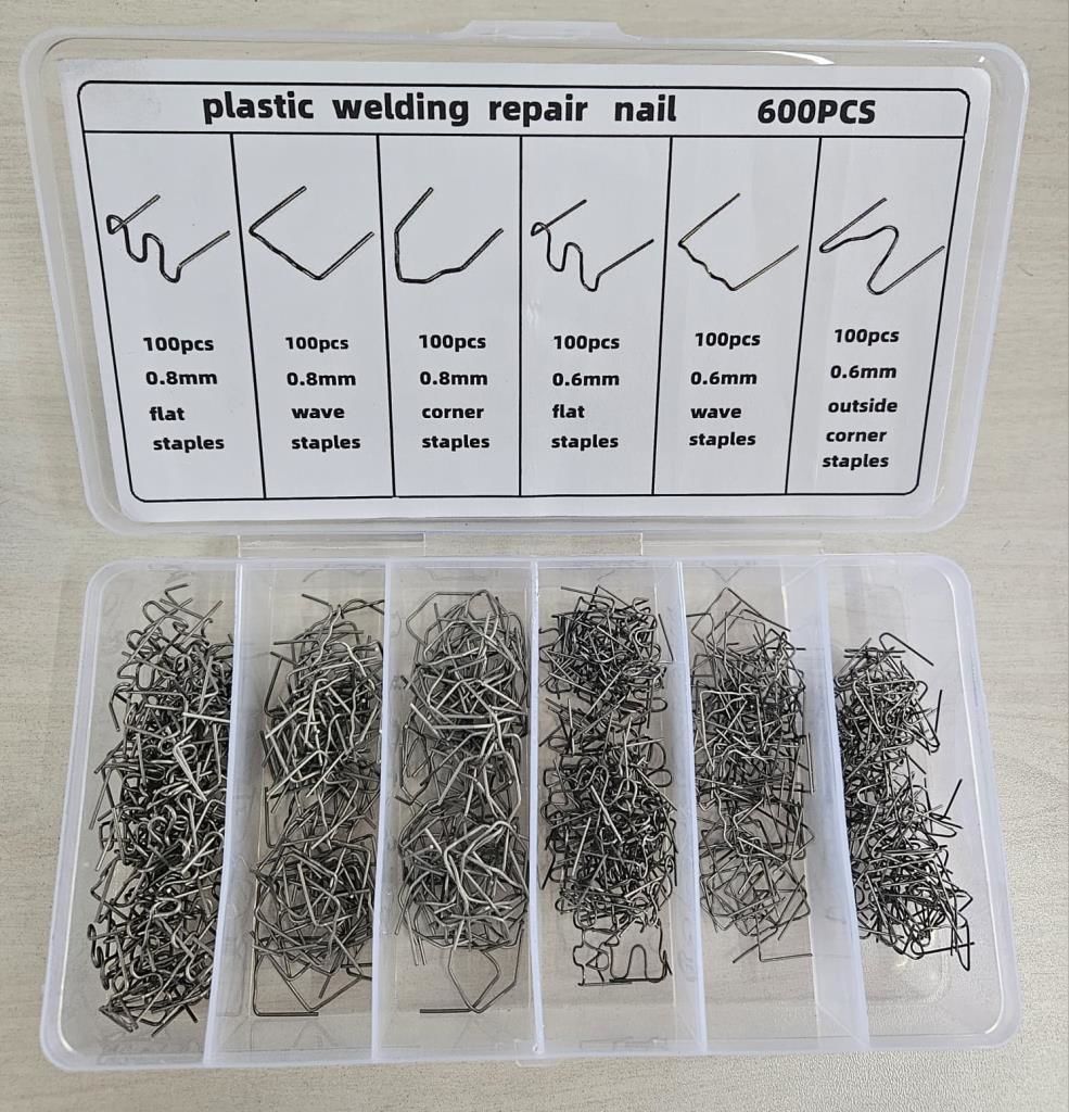PLASTİK ZIMBA TAMİR TELİ 600 ADET 6 ÇEŞİT 100 PARÇA