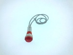 Sinyal Lambası Kırmızı Led Plastik Kasa 24V /10mm Kablolu