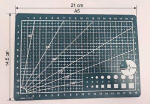 TAMİR KESİM  PEDİ (MATI)A5  21×14.5cm KALINLIK 1.4mm YEŞİL
