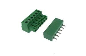 0/6 CHN 3,81 180° DİŞİ+ERKEK TAKIM YEŞİL YANLARI KAPALI