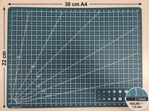 TAMİR KESİM PEDİ (MATI) A4 30×22cm KALINLIK 1.4mm YEŞİL