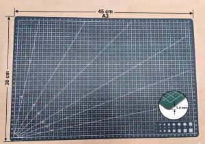 TAMİR KESİM PEDİ(MATI) A3 45×30cm KALINLIK 1.4mm YEŞİL