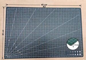 TAMİR KESİM PEDİ(MATI) A3 45×30cm KALINLIK 1.4mm YEŞİL