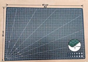 TAMİR KESİM PEDİ(MATI) A3 45×30cm KALINLIK 1.4mm YEŞİL
