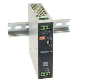 MEANWELL XDR-120E-24  24Vdc 5.0Amp    RAY TİPİ  120-24