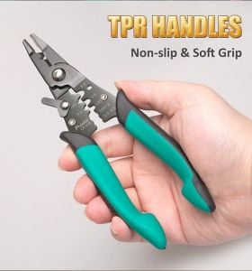 Proskit CP-419 Çok Fonksiyonlu Kesme Sıyırma ve Sıkma Pensesi