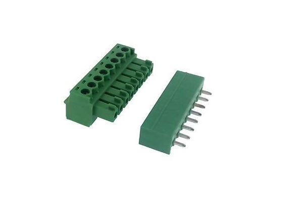 0/8 CHN 3,81 180° DİŞİ+ERKEK TAKIM YEŞİL YANLARI KAPALI