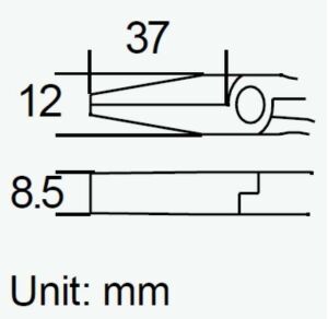 PROSKİT PM-754 DÜZ UÇLU KARGABURUN 135mm
