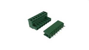 0/7 CHN 5,08mm 180°  DİŞİ+ERKEK TAKIM YEŞİL YANLARI AÇIK