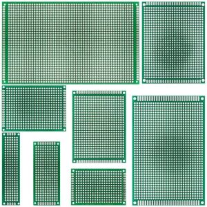 Delikli Plaket Bakır Çift Yüzlü 20x80 mm / 2x8 cm 1 adet ( Pertinaks )