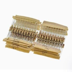 Direnç Seti 1/2W Karbon Film %5 20'Şerli 200 Adet 30 Çeşit Şeffaf Çantada