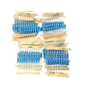 Direnç Seti 1/2W Metal Film %1 10'ar Adet Toplamda 1270 Adet 127 Çeşit Şeffaf Çantada