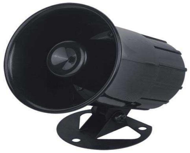 Siren Tek Sesli 12v Dc 20w HS105-1