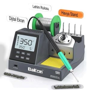 Bakon BK601 Pro İntelligent Isı Ayarlı Havya İstasyonu 120W