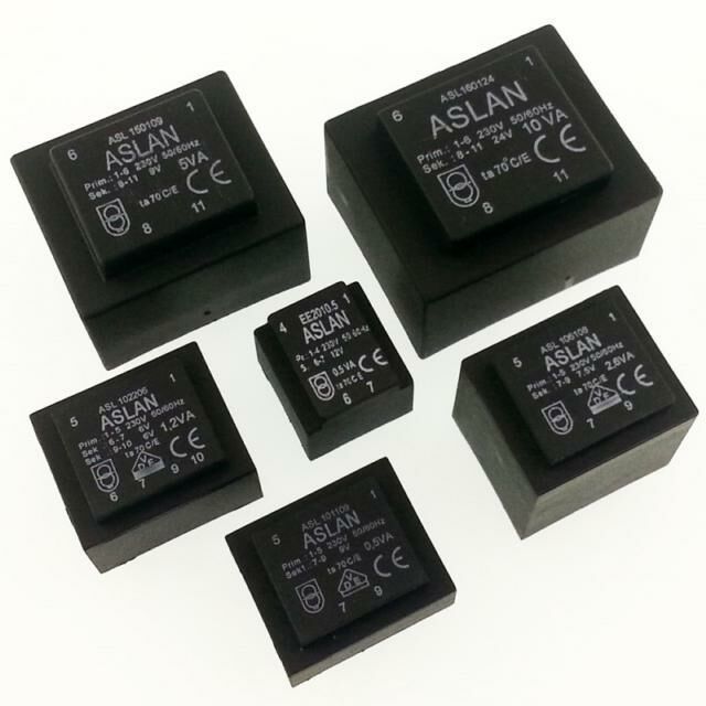 Trafo Asl 160208 10VA   2X7,5V 230V Aslan