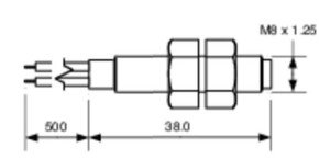 Reed Sensor MS-228-4-1-0500 No/Nc Çift Kontak 3 Kablo