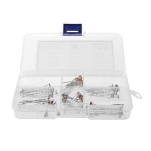 60 Adet LDR 5mm 6 Çeşit Şeffaf Çantada (Işığa Duyarlı Foto Direnç)