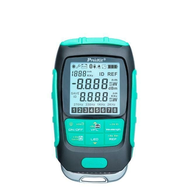 ROSKİT  MT-7616 4IN1 FİBEROPTİK+RJ45 SARJLI KABLO TEST CİHAZI 30mV ÇIKIŞ 500 DATA DEPOLAMA