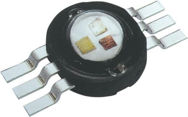 LED POWER 3W RGB 3x1W  PM2B-3RGB  PL6N-3LFE Toplam 3W  3WRGB-1