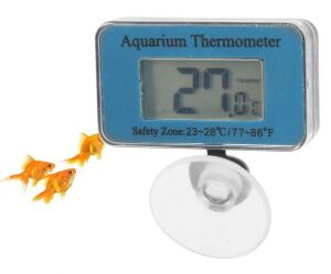 Akvaryum Termometresi AT-1  -50° / +70° LCD Dijital Ekran Su Geçirmez