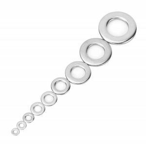 580 Adet Paslanmaz Rondela Seti M2-M12 9 Çeşit Şeffaf Çantada