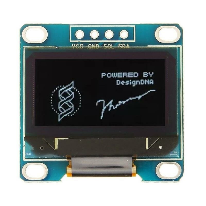 Arduino 0,96'' 4 Pin Blue I2C IIC Oled Lcd Modülü