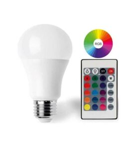 Led Ampul E27 220v Rgb Kumandalı 10w HT0911