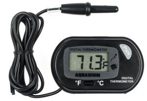 Akvaryum Termometresi Kablolu STD-1  -50° / +70° LCD Dijital Ekran