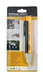 1AC-D Voltalert AC 90-1000v Voltaj Kalemi Temassız Sesli + Işık 90-1000V Ac piller dahil değildir