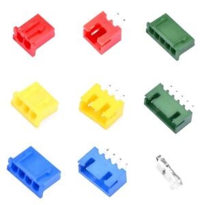 320 Adet Xh2,54 Jst Konnektör Seti 2,54mm 2-4 Pim Takım Renkli 3 Çeşit Şeffaf Çantada